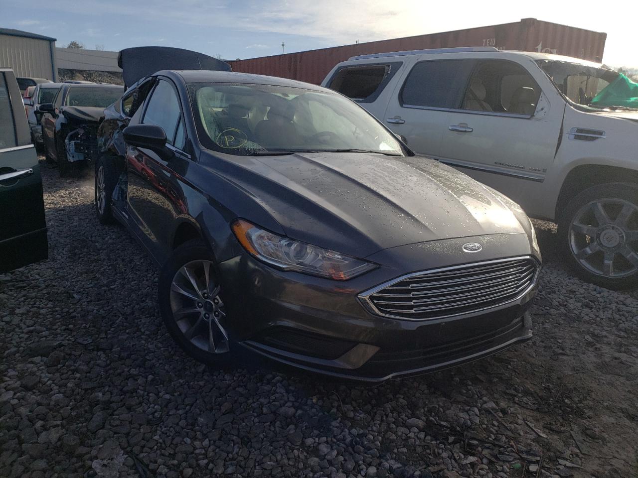 FORD FUSION SE 2017 with VIN 3FA6P0HD9HR363430 - Photo from auction
