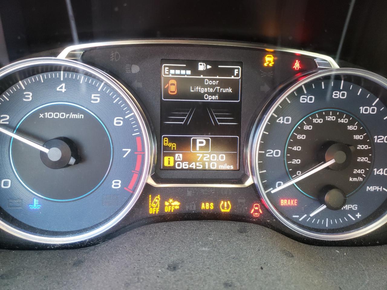Photo 8 from auction – 2017 SUBARU CROSSTREK with VIN JF2GPADC6H8263340