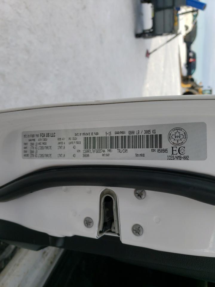 Photo 10 from auction – 2015 RAM 1500 SLT with VIN 1C6RR7LT0FS655744