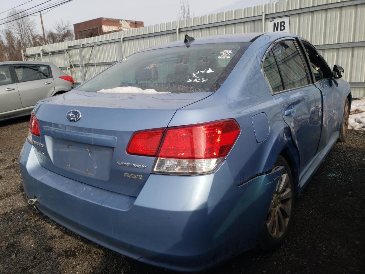 Photo 4 from auction – 2011 SUBARU LEGACY 2.5 with VIN 4S3BMBJ69B3229807