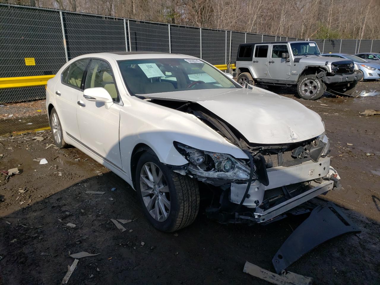 LEXUS LS 460 2012 with VIN JTHCL5EF1C5013845 - Photo from auction