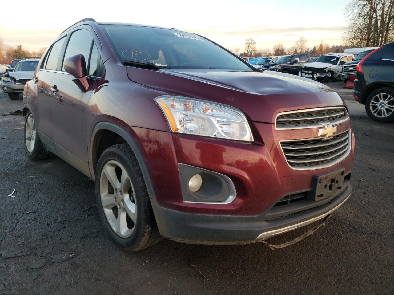 Foto 1 de la subasta – 2016 CHEVROLET TRAX LTZ con VIN 3GNCJRSB4GL245224