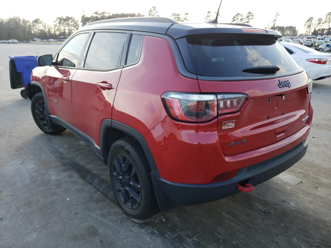 Photo 3 from auction – 2018 JEEP COMPASS TR with VIN 3C4NJDDB8JT232632
