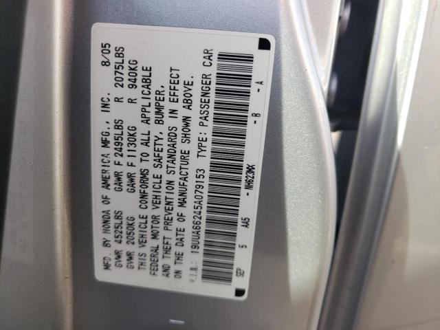 Photo 10 from auction – 2005 ACURA TL with VIN 19UUA66245A079153