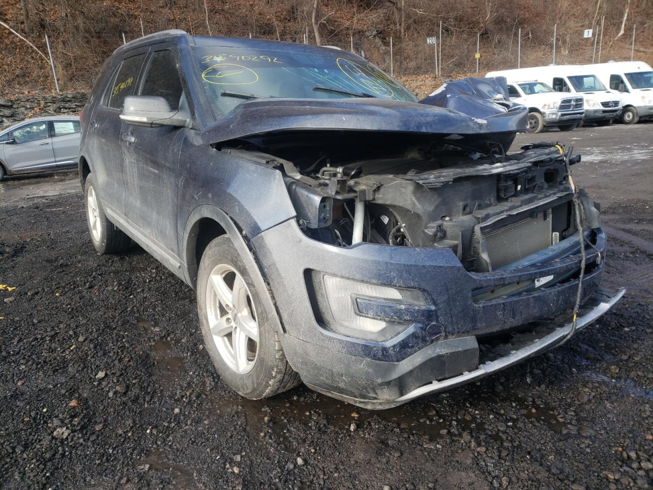 FORD EXPLORER X 2017 with VIN 1FM5K8D80HGE07801 - Photo from auction