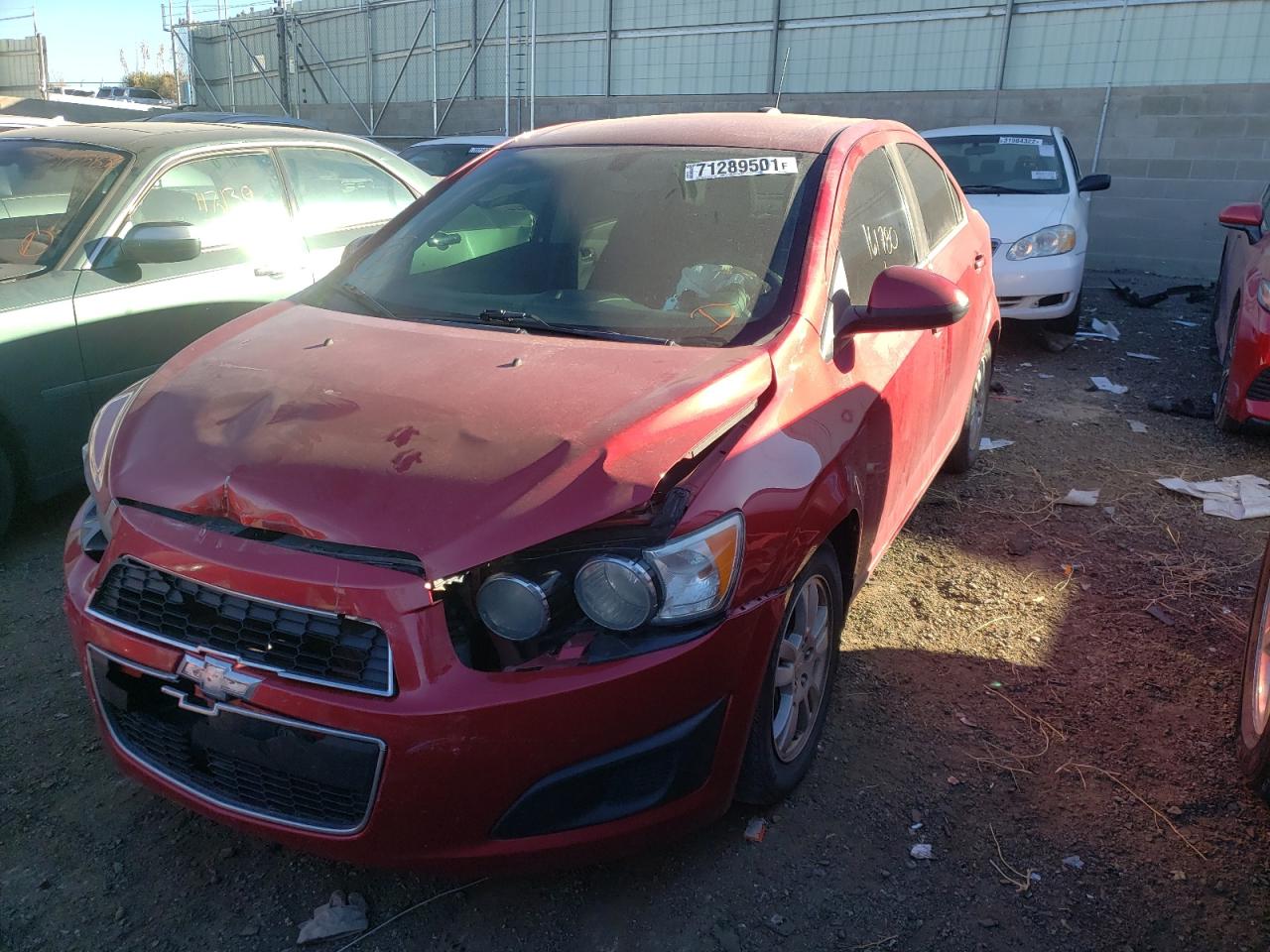 Photo 2 from auction – 2015 CHEVROLET SONIC LT with VIN 1G1JC5SH5F4215699