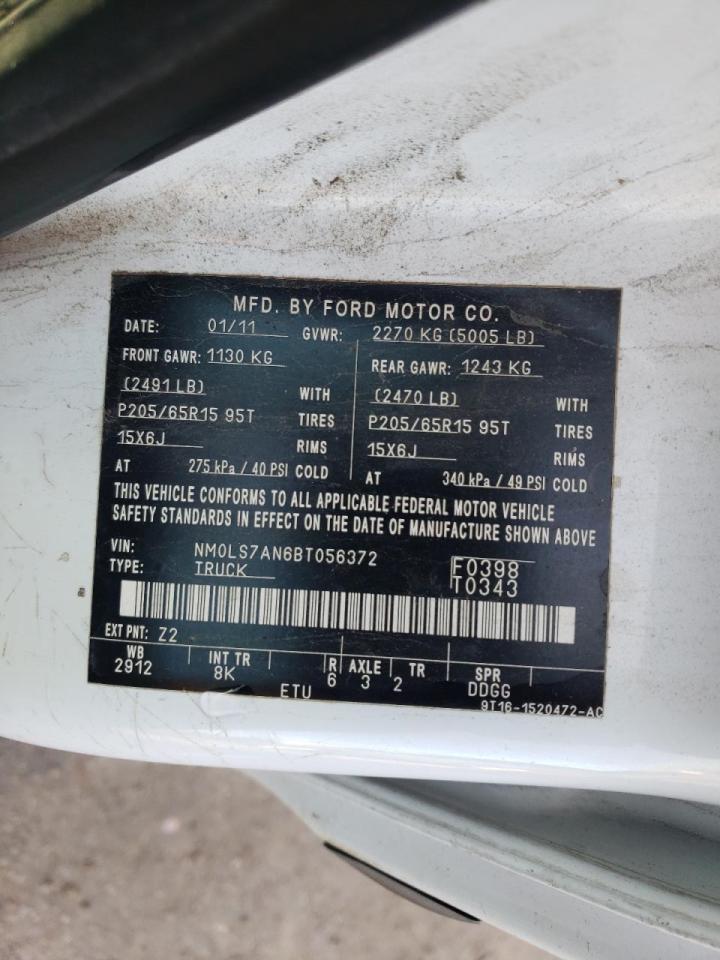 Photo 10 from auction – 2011 FORD TRANSIT CO with VIN NM0LS7AN6BT056372