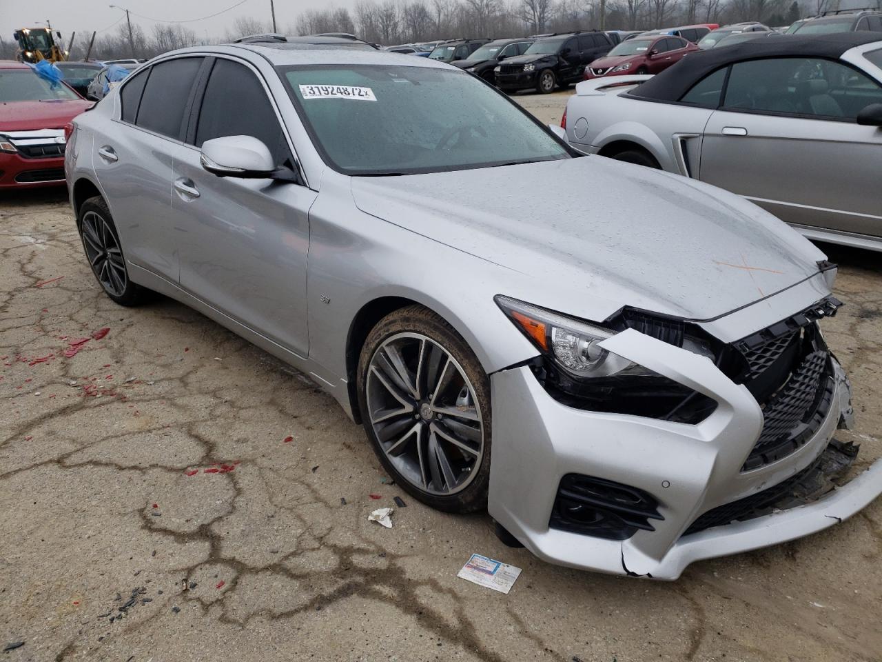 INFINITI Q50 BASE 2015 with VIN JN1BV7AR5FM408076 - Photo from auction