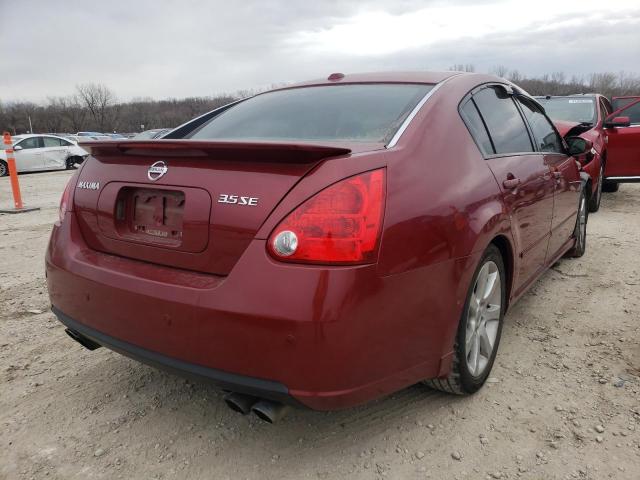 Photo 4 from auction – 2008 NISSAN MAXIMA SE with VIN 1N4BA41E18C816349