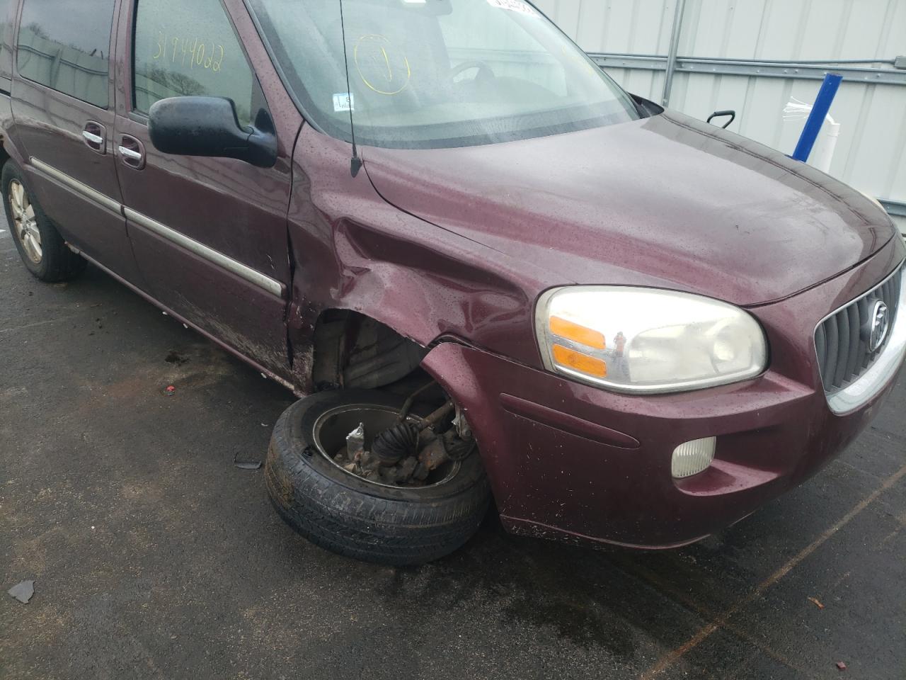 Photo 9 from auction – 2007 BUICK TERRAZA CX with VIN 5GADV23W17D174274