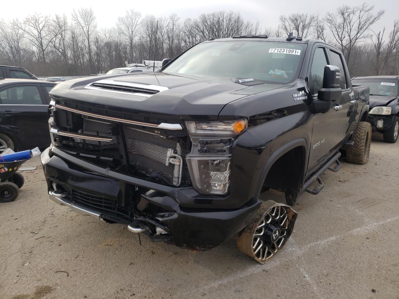 Photo 2 from auction – 2020 CHEVROLET SILVERADO with VIN 1GC4YREY1LF231908