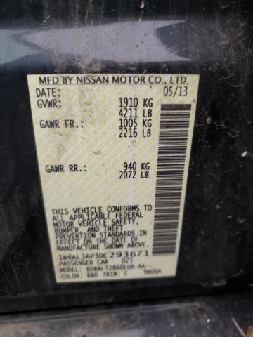 Photo 10 from auction – 2013 NISSAN ALTIMA with VIN 1N4AL3AP3DC293671