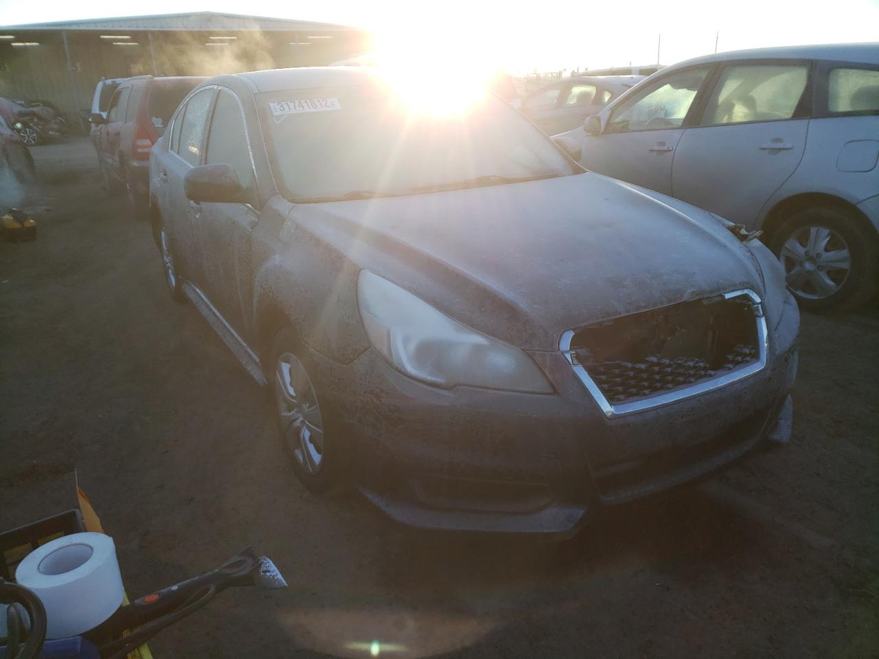 SUBARU LEGACY 2.5 2013 with VIN 4S3BMCA69D3036906 - Photo from auction