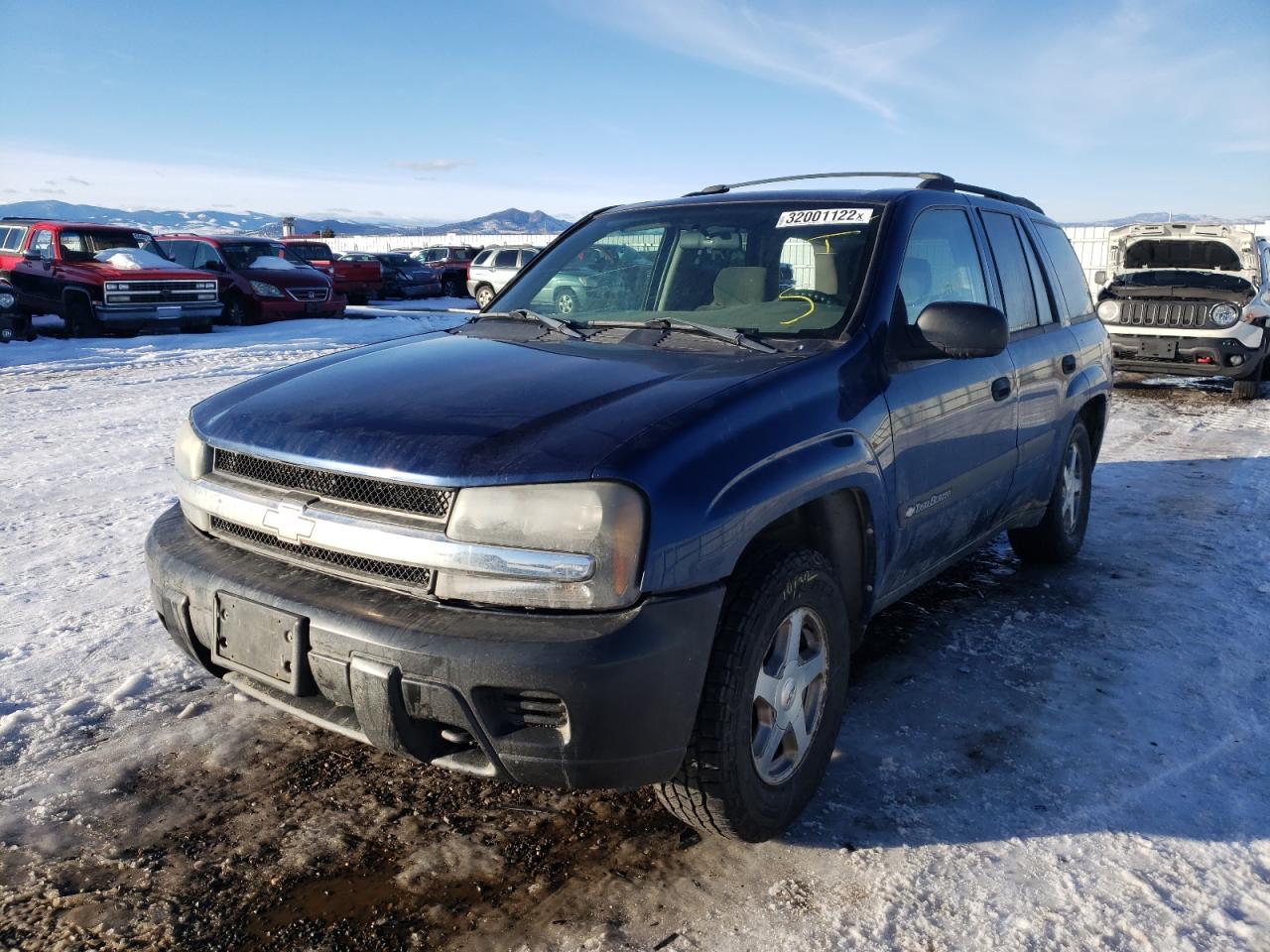 Photo 2 from auction – 2004 CHEVROLET TRAILBLAZE with VIN 1GNDT13S642316239