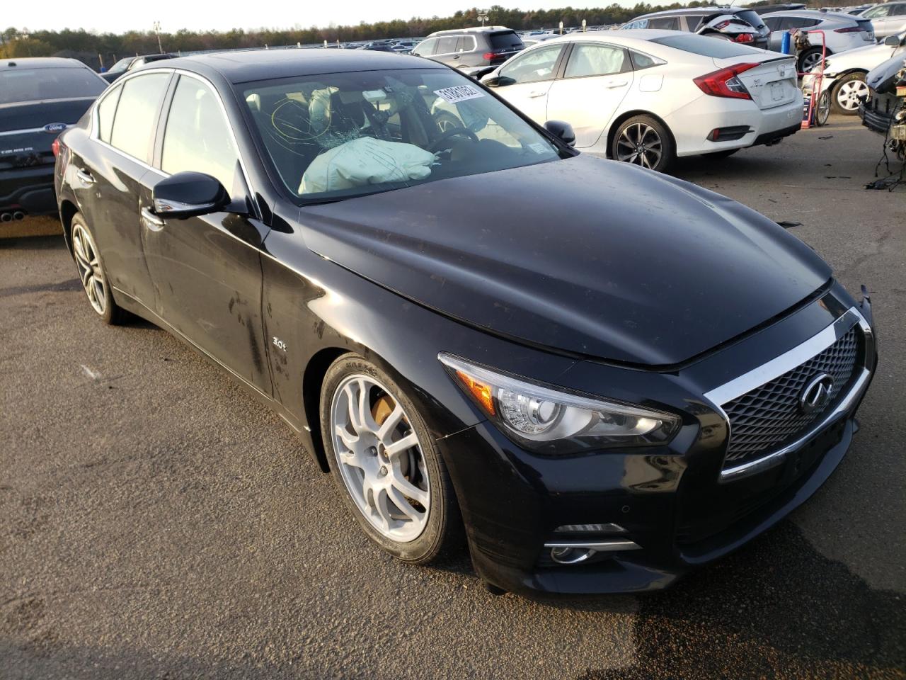 INFINITI Q50 PREMIU 2016 with VIN JN1EV7AR2GM340091 - Photo from auction