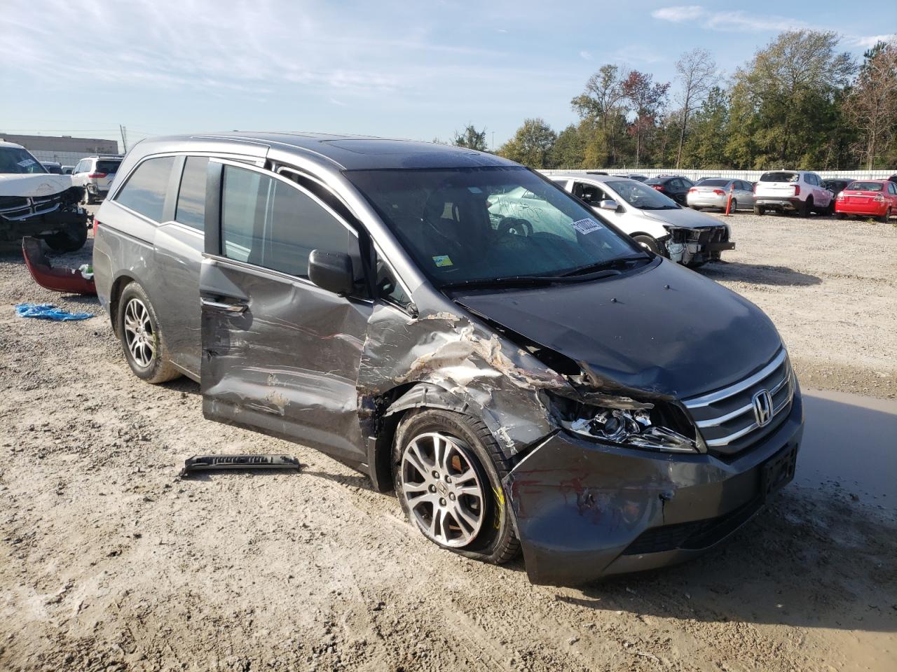 Photo 1 from auction – 2013 HONDA ODYSSEY EX with VIN 5FNRL5H64DB046829
