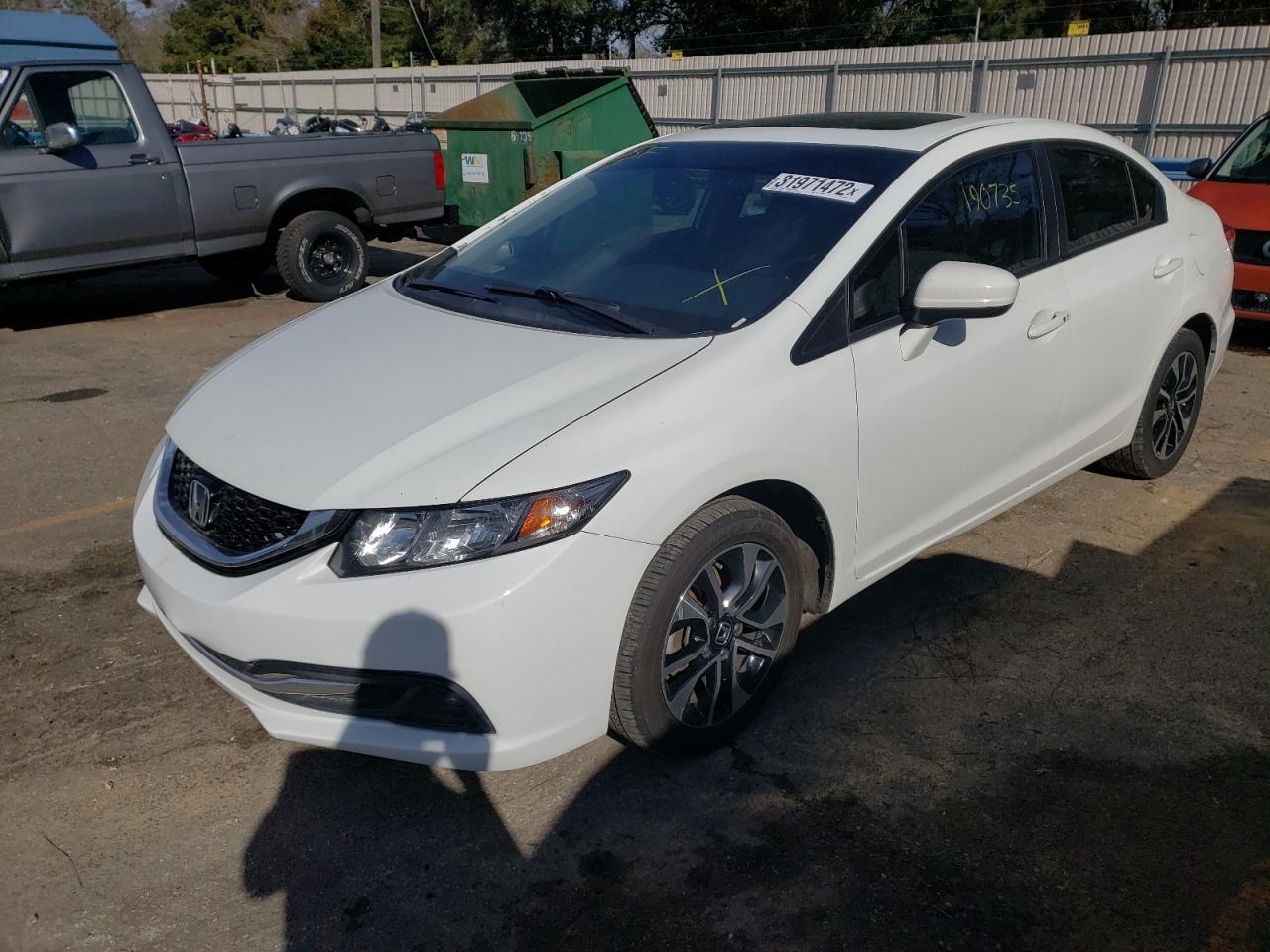 Foto 2 de la subasta – 2014 HONDA CIVIC EX con VIN 19XFB2F80EE053969