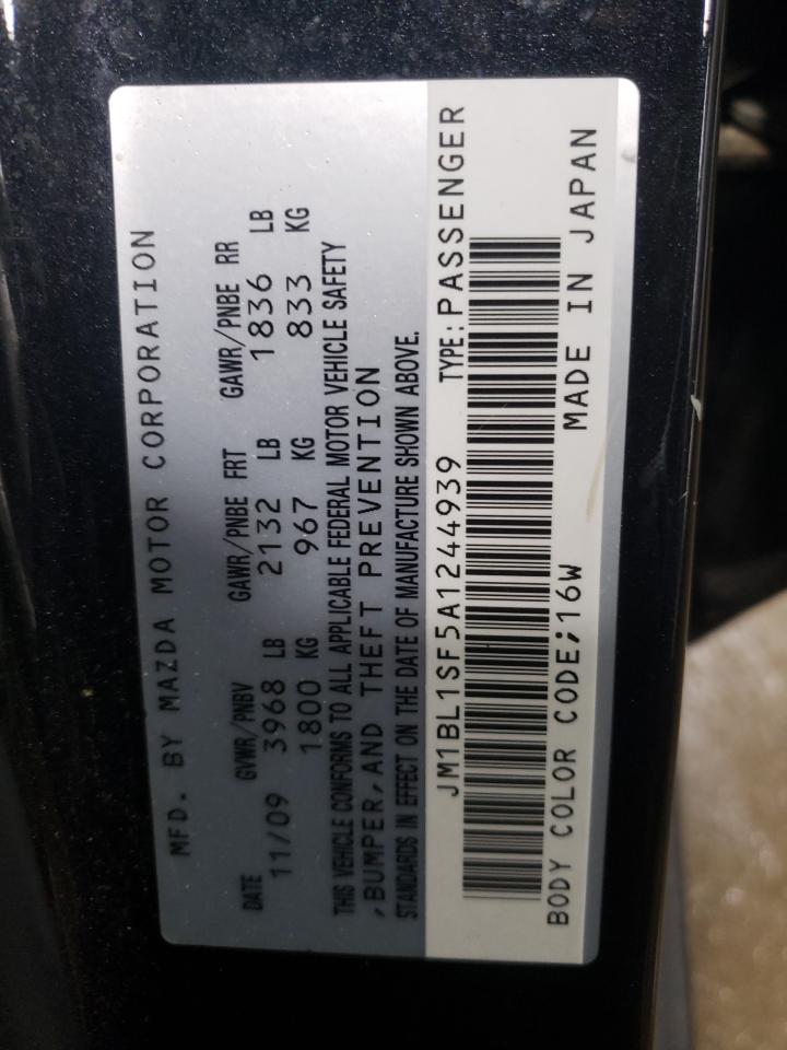 Photo 10 from auction – 2010 MAZDA 3 I with VIN JM1BL1SF5A1244939