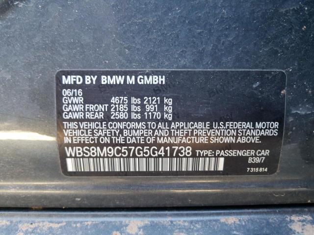 Photo 10 from auction – 2016 BMW M3 with VIN WBS8M9C57G5G41738