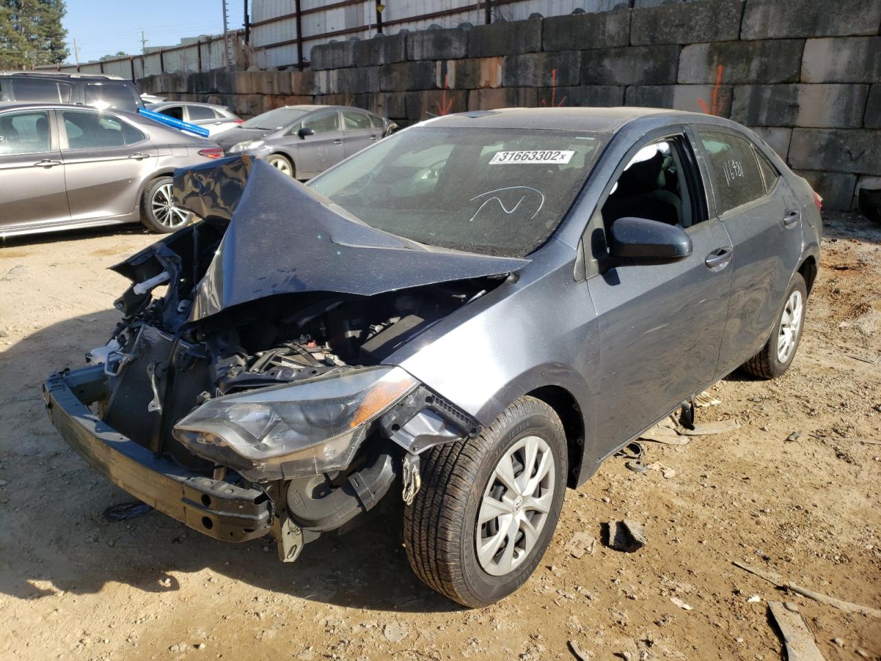 Photo 2 from auction – 2016 TOYOTA COROLLA L with VIN 5YFBURHE8GP564139