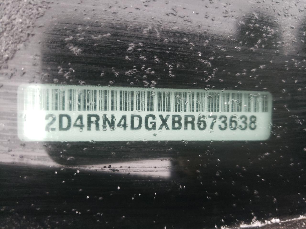 Photo 9 from auction – 2011 DODGE GRAND CARA with VIN 2D4RN4DGXBR673638
