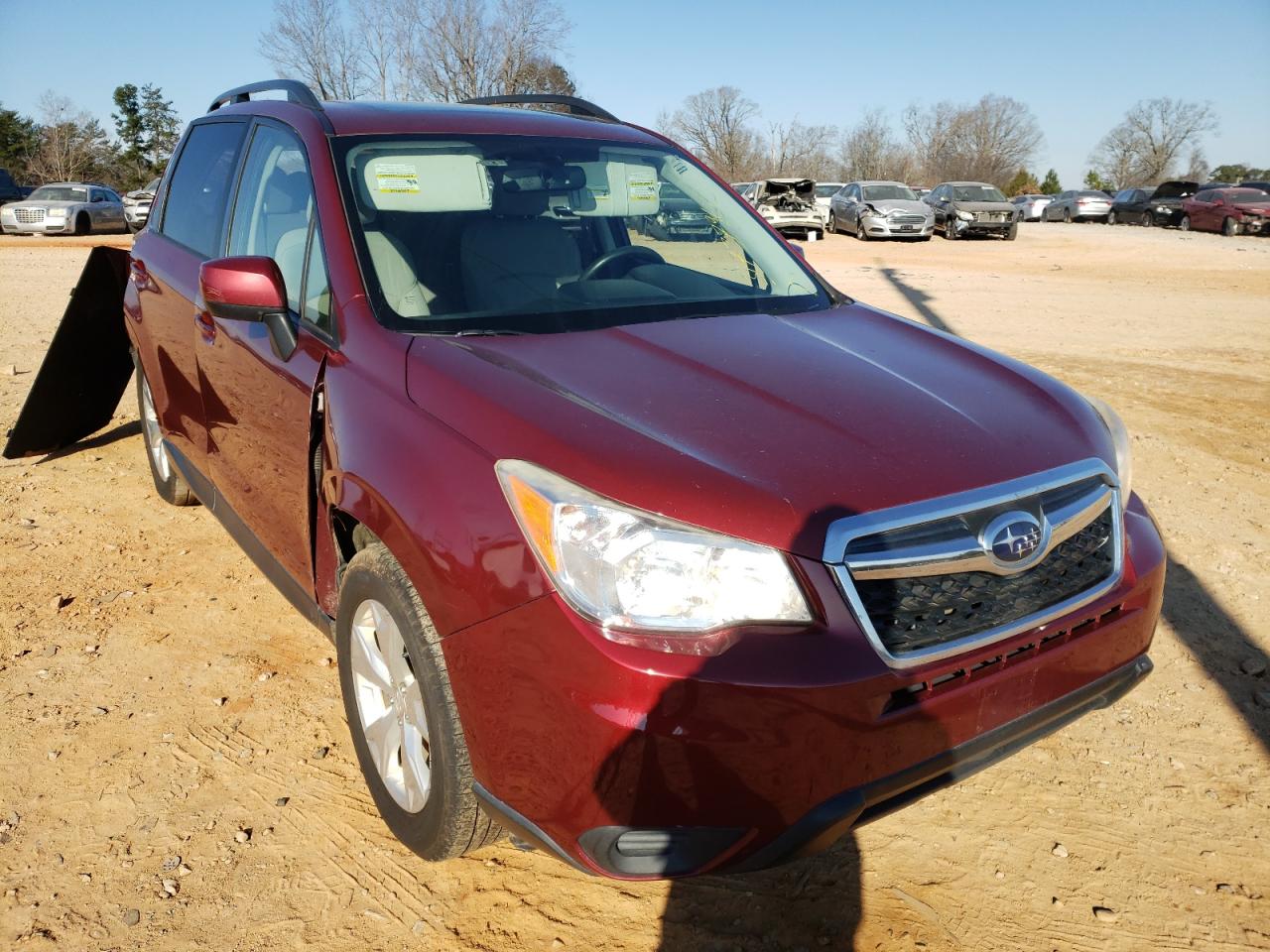 SUBARU FORESTER 2 2014 with VIN JF2SJAEC4EH457502 - Photo from auction