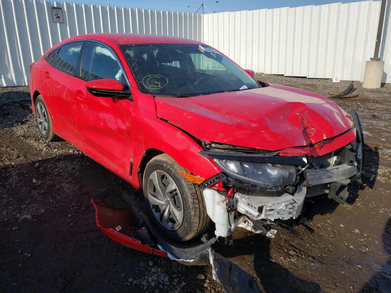 HONDA CIVIC LX 2020 with VIN 2HGFC2F65LH550045 - Photo from auction