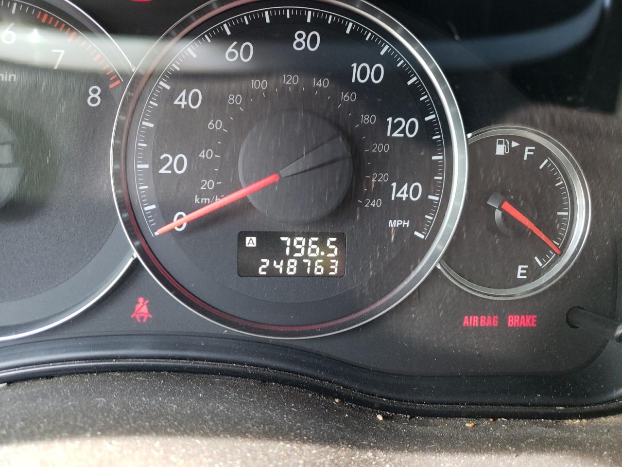 Photo 8 from auction – 2008 SUBARU LEGACY 2.5 with VIN 4S3BL616586219065