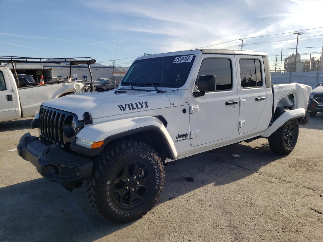 Photo 2 from auction – 2021 JEEP GLADIATOR with VIN 1C6HJTAGXML563713