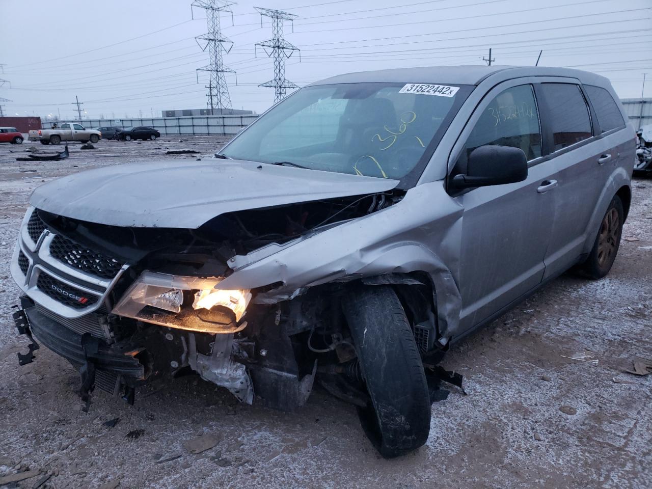 Photo 2 from auction – 2015 DODGE JOURNEY SE with VIN 3C4PDCAB9FT736242