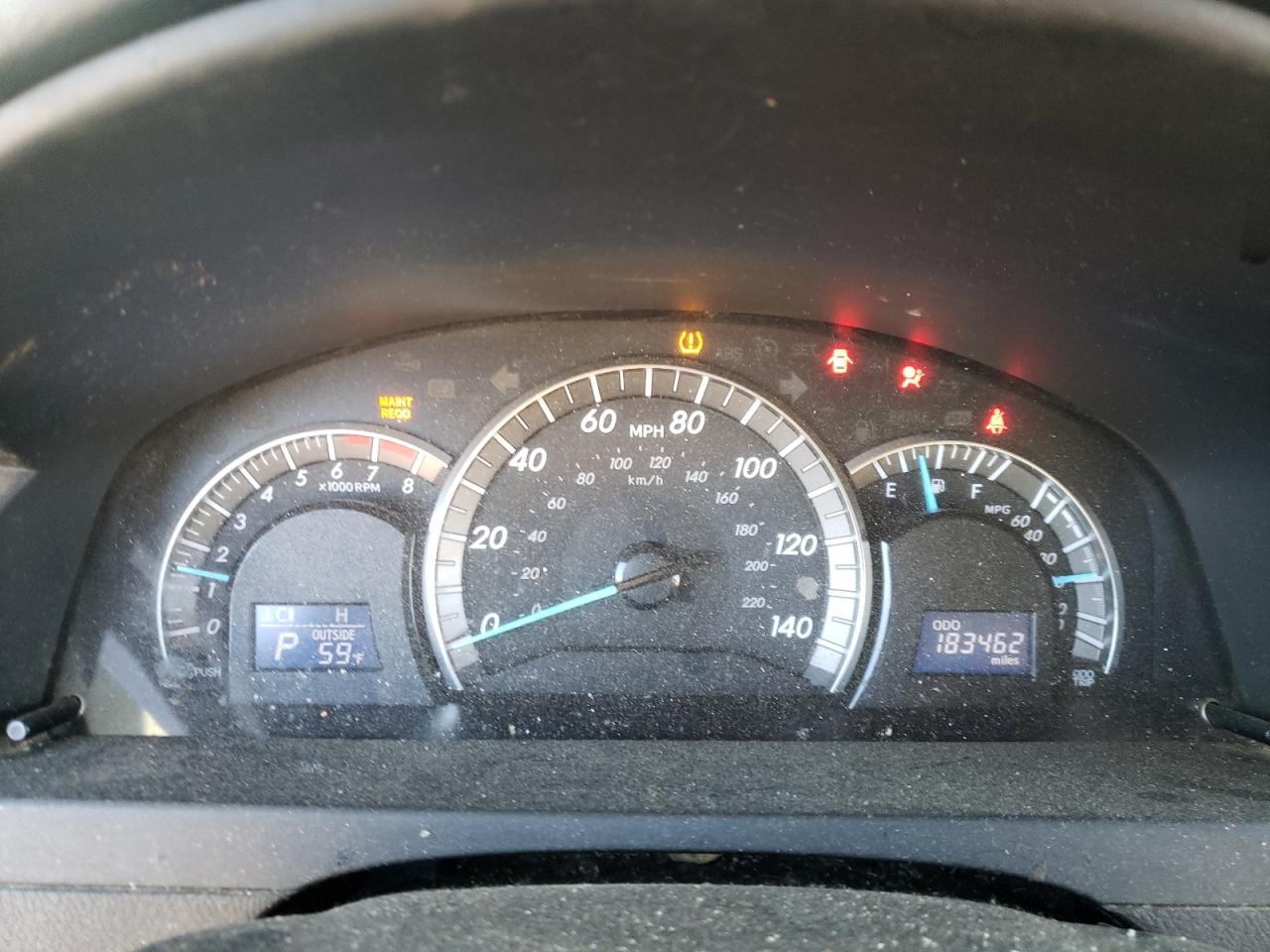 Photo 8 from auction – 2012 TOYOTA CAMRY BASE with VIN 4T1BF1FK6CU506219