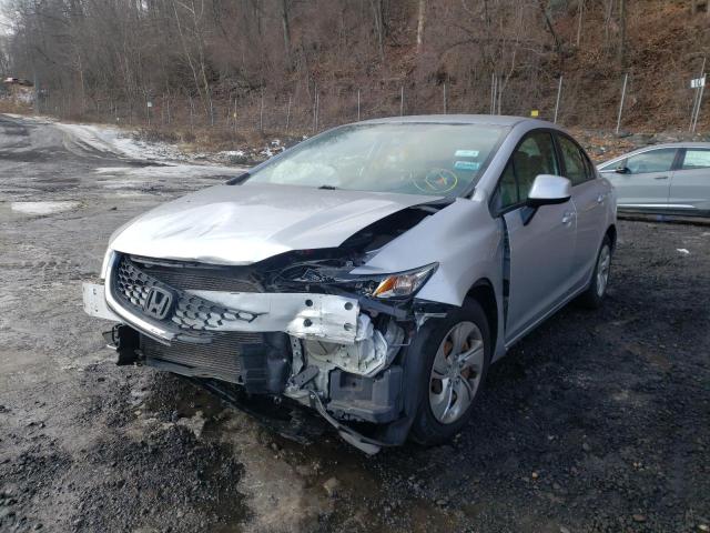 Photo 2 from auction – 2013 HONDA CIVIC LX with VIN 19XFB2F55DE259292