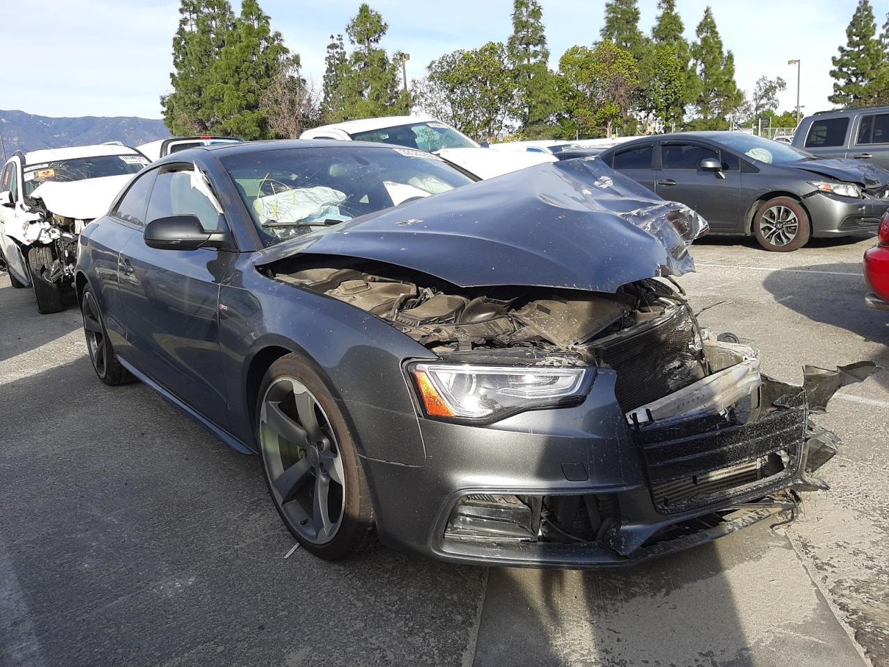 AUDI A5 PREMIUM 2015 with VIN WAUMFAFR0FA018705 - Photo from auction