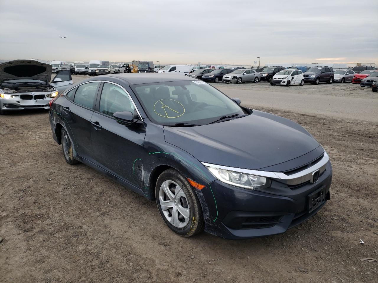 Photo 1 from auction – 2016 HONDA CIVIC LX with VIN 19XFC2F57GE207163