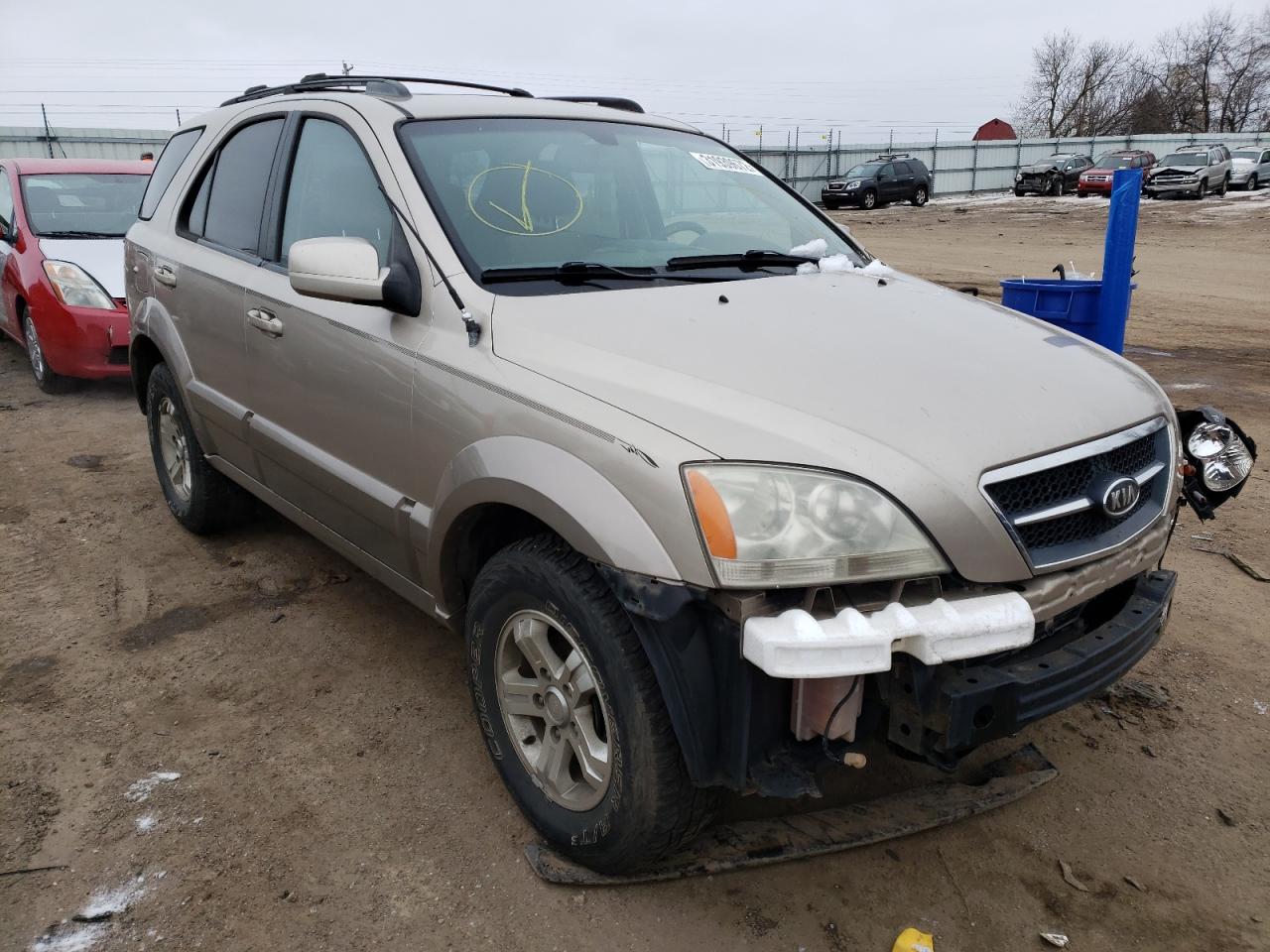 KIA SORENTO EX 2006 with VIN KNDJD733765512292 - Photo from auction