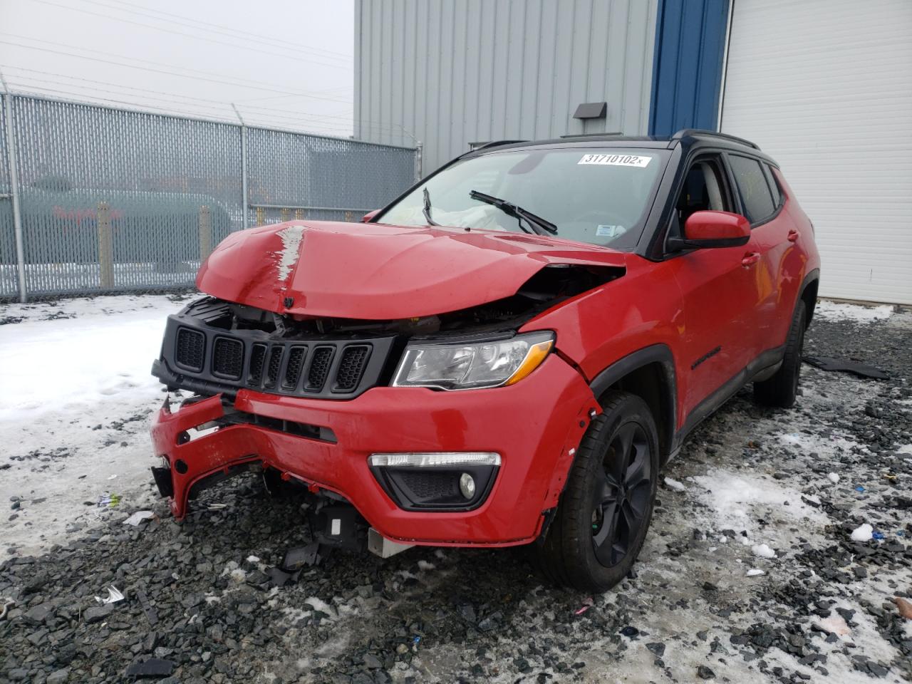 Photo 2 from auction – 2020 JEEP COMPASS LA with VIN 3C4NJDBB9LT104650
