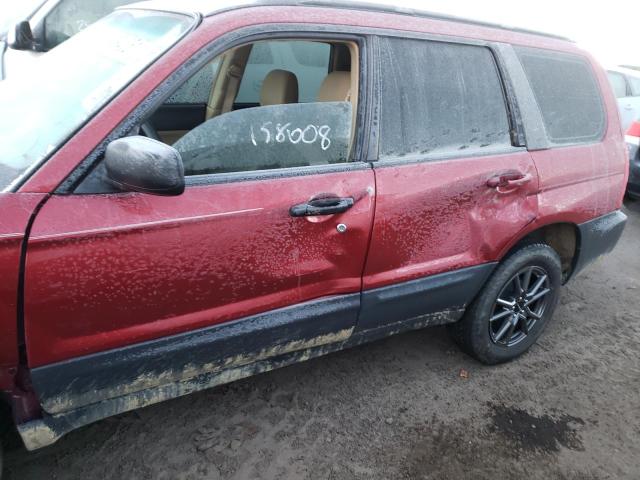 Photo 10 from auction – 2005 SUBARU FORESTER 2 with VIN JF1SG63695G739850