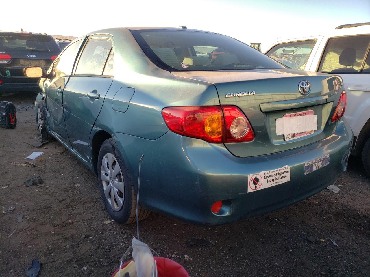Photo 3 from auction – 2009 TOYOTA COROLLA BA with VIN JTDBL40E299077609