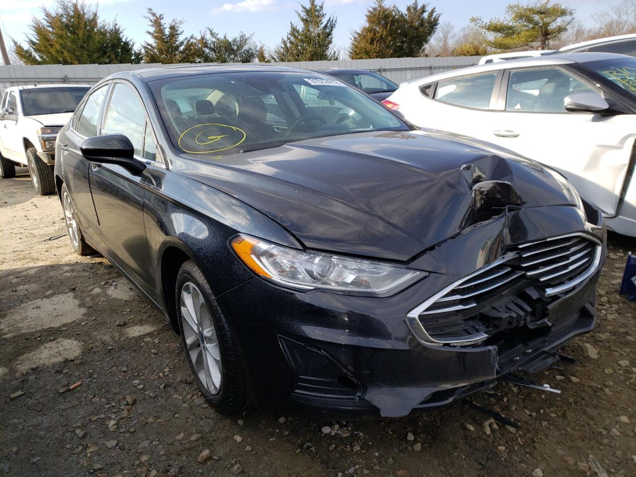Photo 1 from auction – 2020 FORD FUSION SE with VIN 3FA6P0LU9LR158867