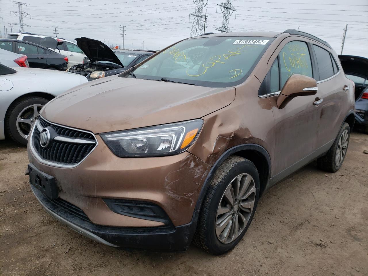 Photo 2 from auction – 2017 BUICK ENCORE PRE with VIN KL4CJASB8HB194205