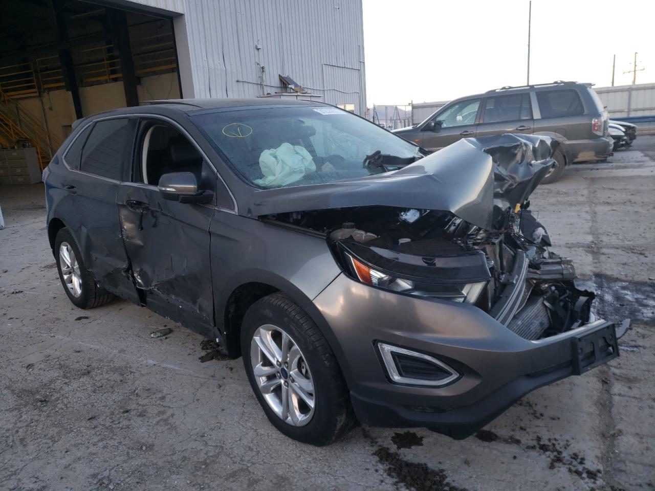 FORD EDGE SEL 2015 with VIN 2FMTK4J99FBC40422 - Photo from auction