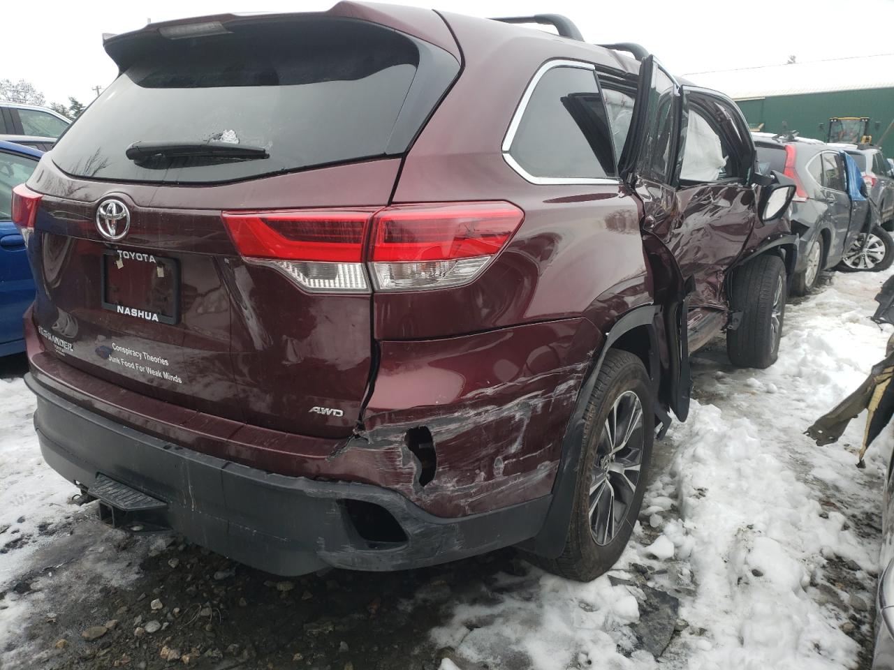Photo 4 from auction – 2019 TOYOTA HIGHLANDER with VIN 5TDBZRFH3KS950885