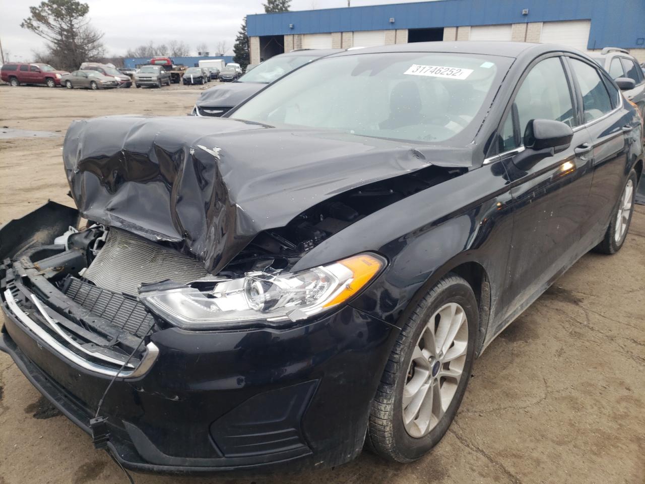 Photo 2 from auction – 2020 FORD FUSION SE with VIN 3FA6P0HD0LR230435