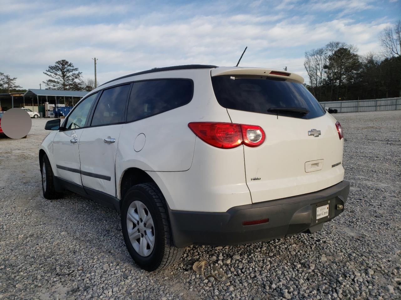 Photo 3 from auction – 2012 CHEVROLET TRAVERSE L with VIN 1GNKVFEDXCJ221751