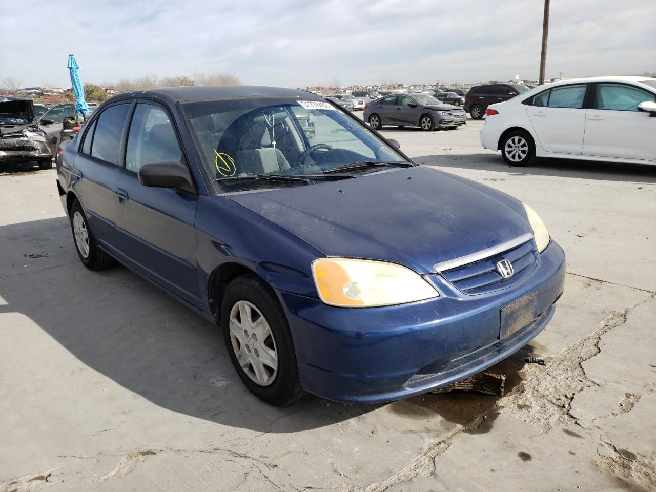 Photo 1 from auction – 2003 HONDA CIVIC EX with VIN 2HGES16543H566740