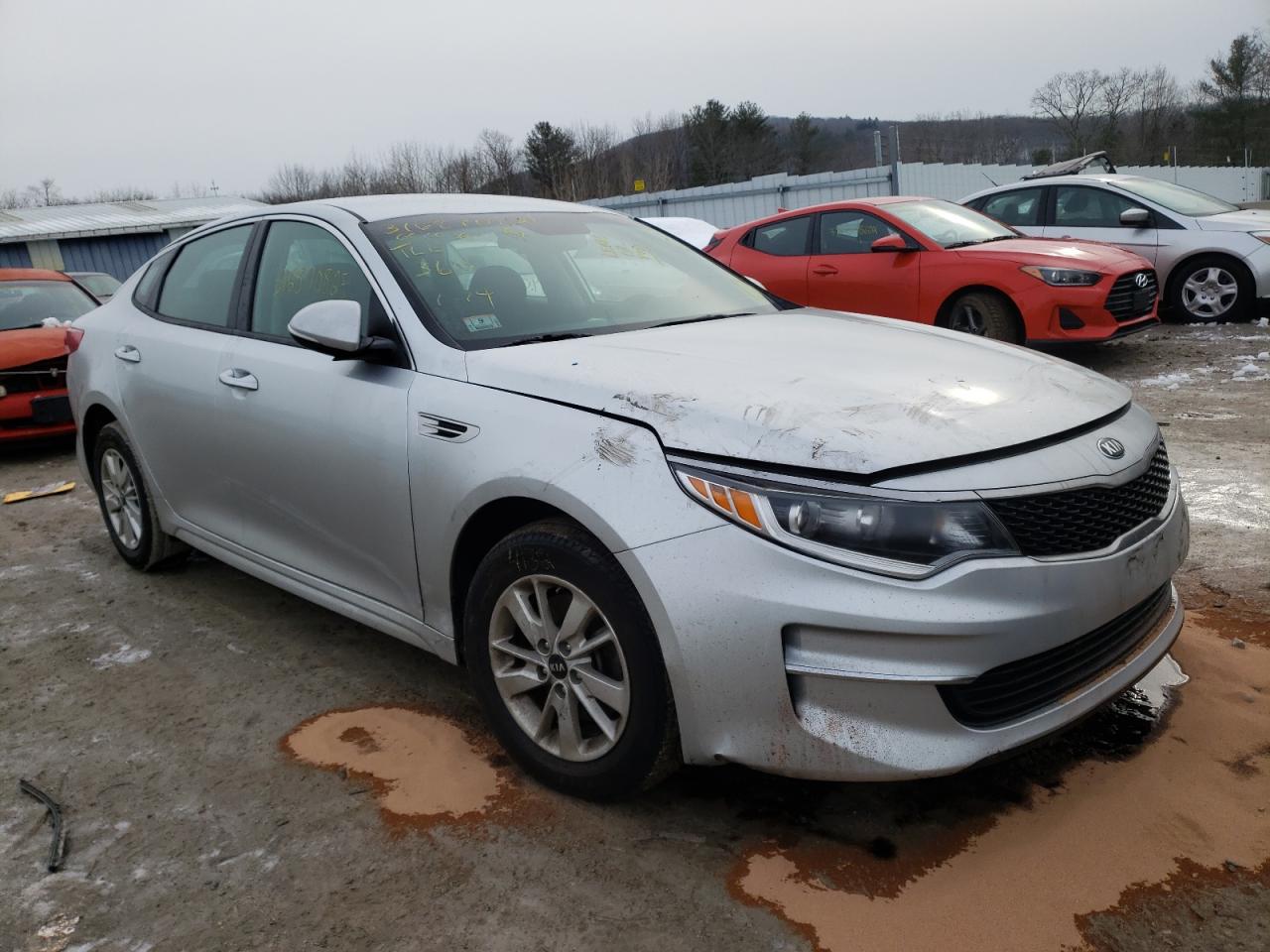 KIA OPTIMA LX 2018 with VIN 5XXGT4L36JG235246 - Photo from auction
