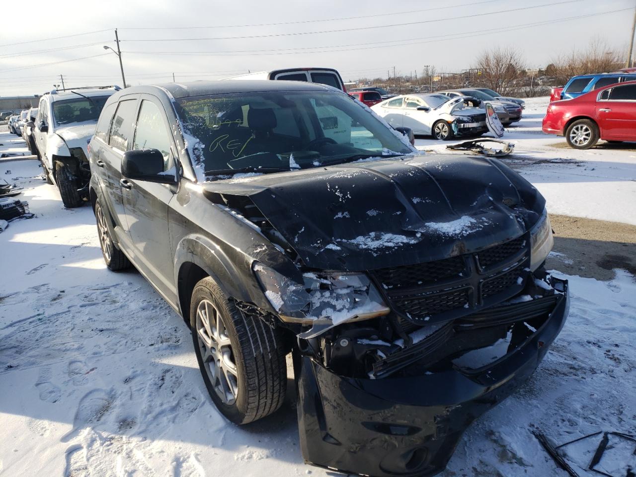 DODGE JOURNEY GT 2018 with VIN 3C4PDCEG8JT472199 - Photo from auction