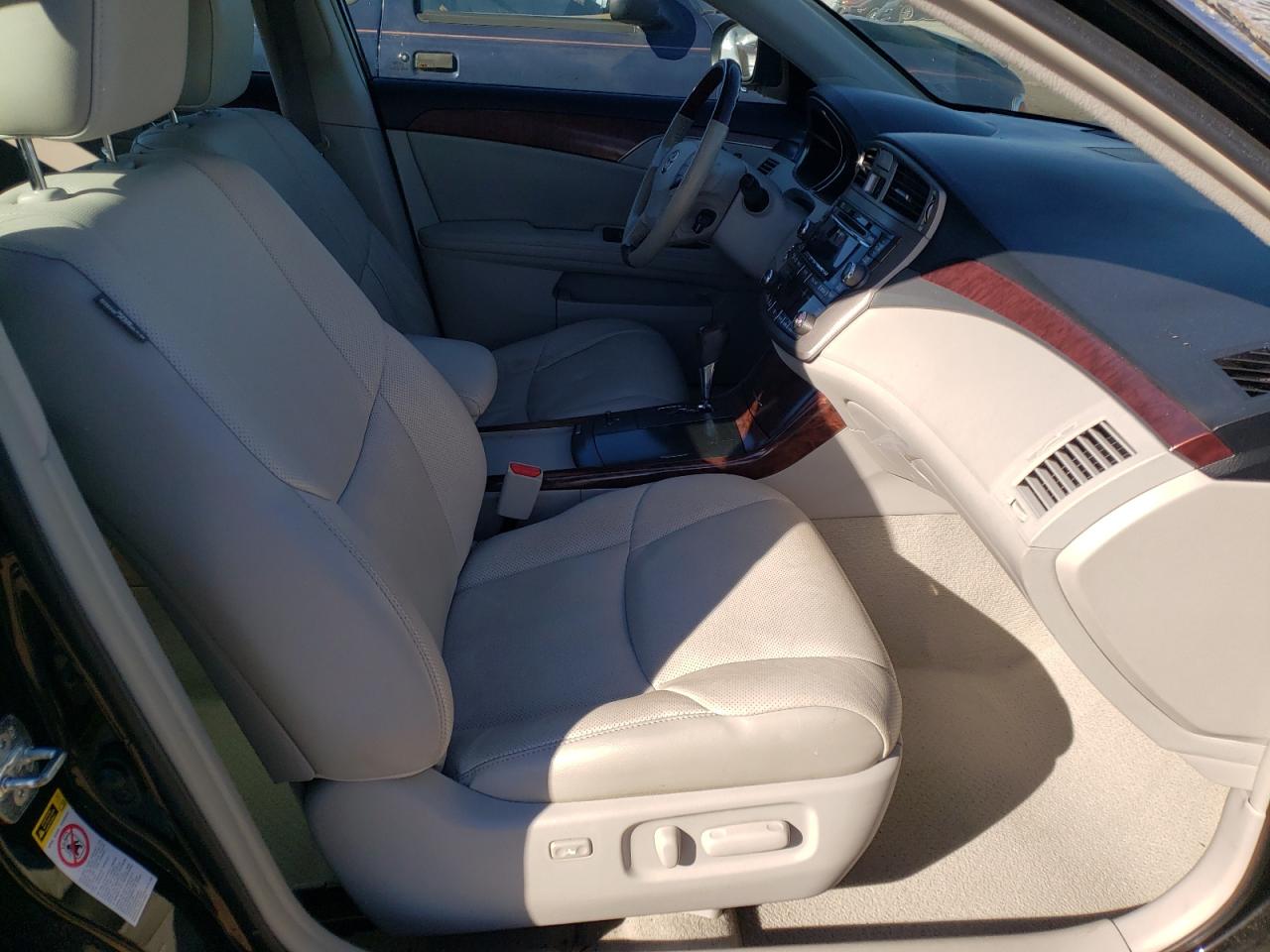 Photo 5 from auction – 2012 TOYOTA AVALON BAS with VIN 4T1BK3DB6CU463432