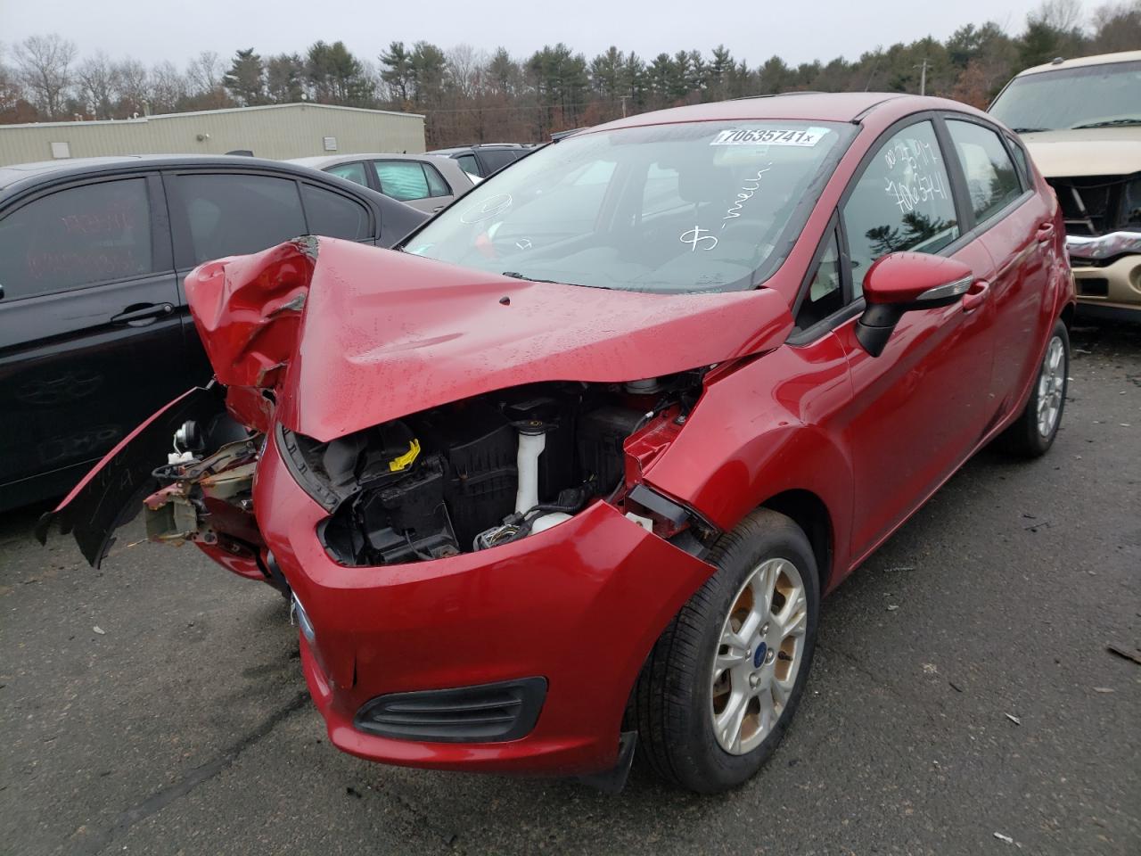 Photo 2 from auction – 2016 FORD FIESTA SE with VIN 3FADP4EJ1GM183640