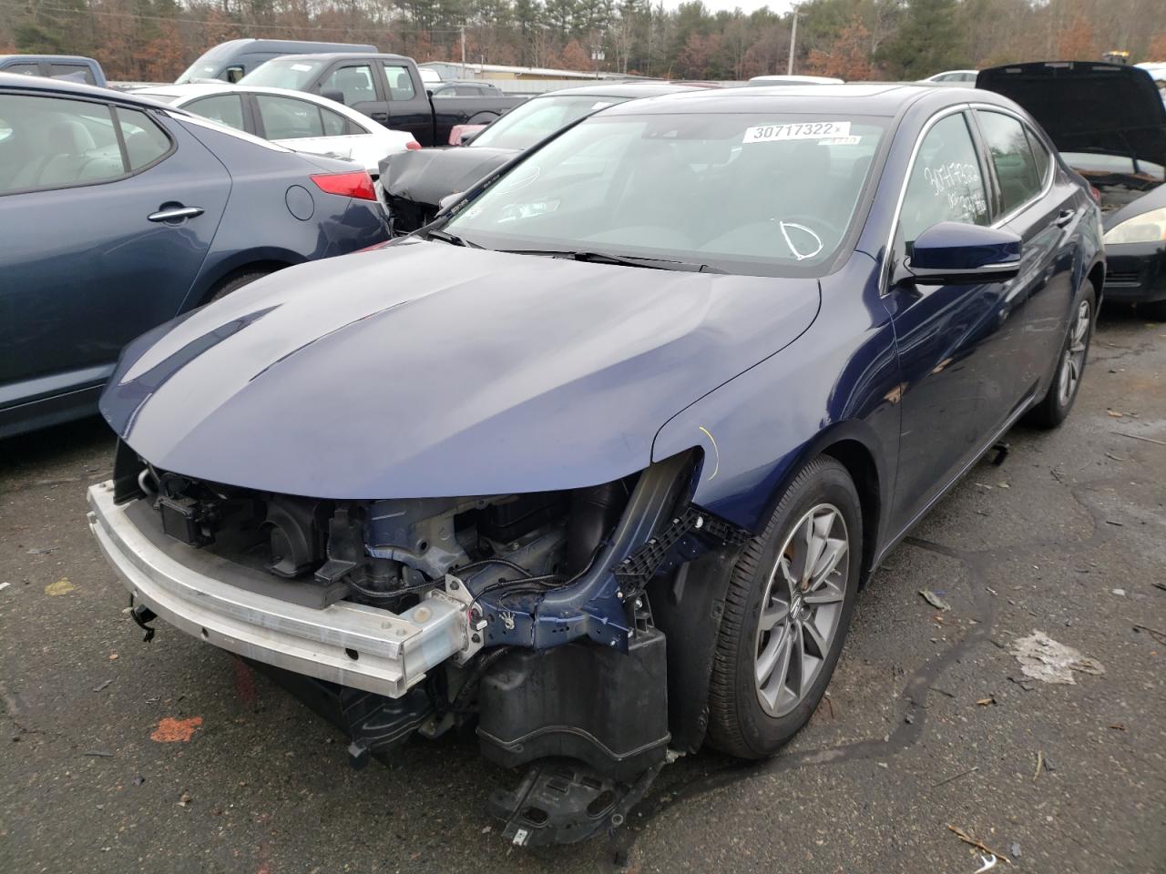 Photo 2 from auction – 2020 ACURA TLX TECHNO with VIN 19UUB1F52LA010095